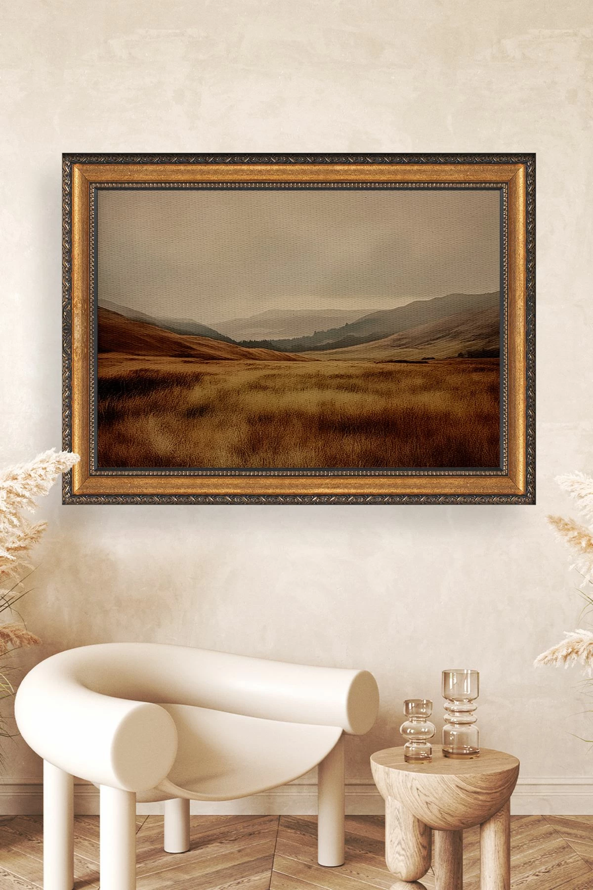 Pikturë dekorative në kanavacë me kornizë, shumëngjyrëshe, Wallity, ATCRCVCNVSMDL50 - 50x70cm
