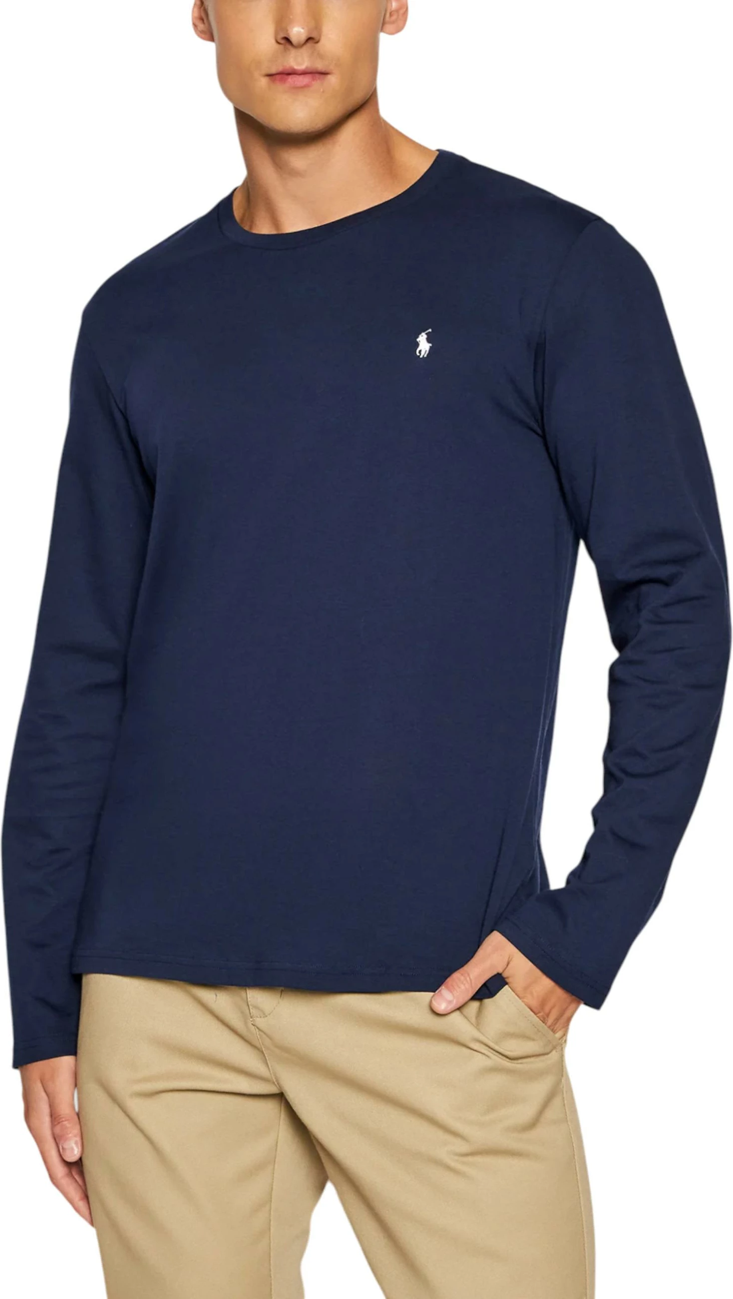 Maicë me mëngë të gjata për meshkuj Ralph Lauren 714844759002, e kaltër