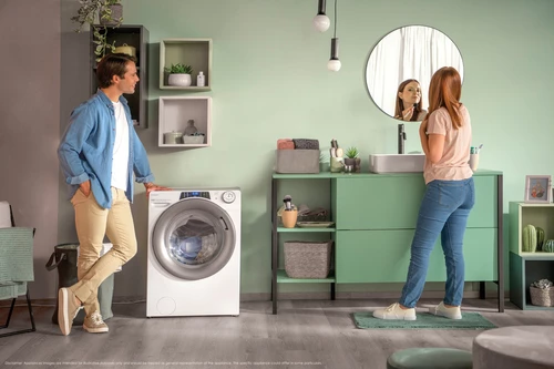 Makinë larëse-tharëse Candy RapidÓ PRO RPW 4966BWR8-S 6 kg, 1400 RPM, e bardhë