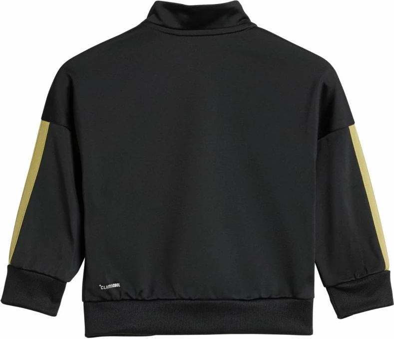 Trenerka për fëmijë adidas, e zezë dhe e artë [Madhësia: 92 cm]