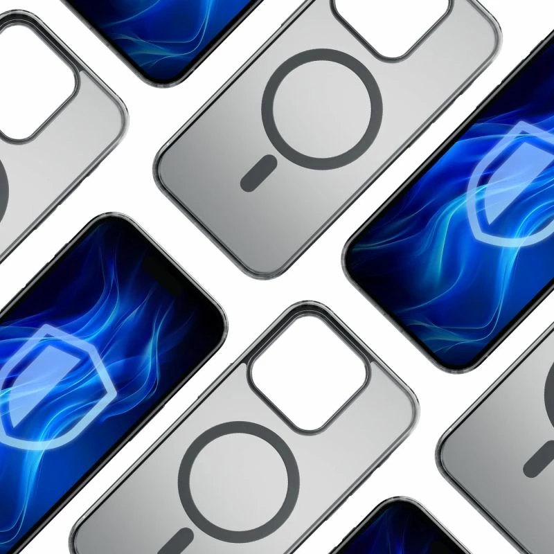 Kuti telefoni 3mk Frosty MagCase për iPhone 16 Pro Max, e zezë