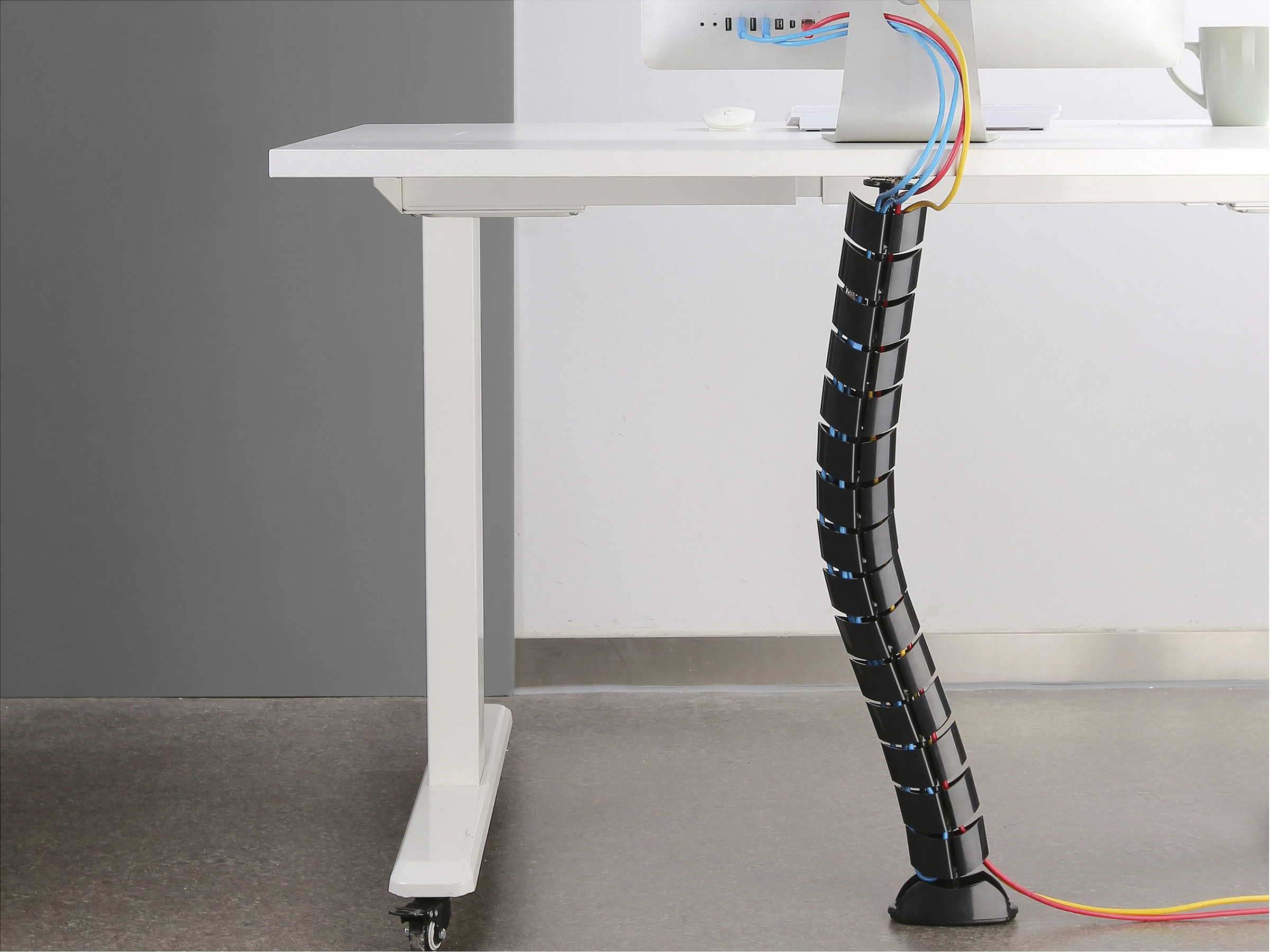 Menaxhues kabllosh Equip Double-Channel Cable Management Spine, 730 mm, ABS, i zi