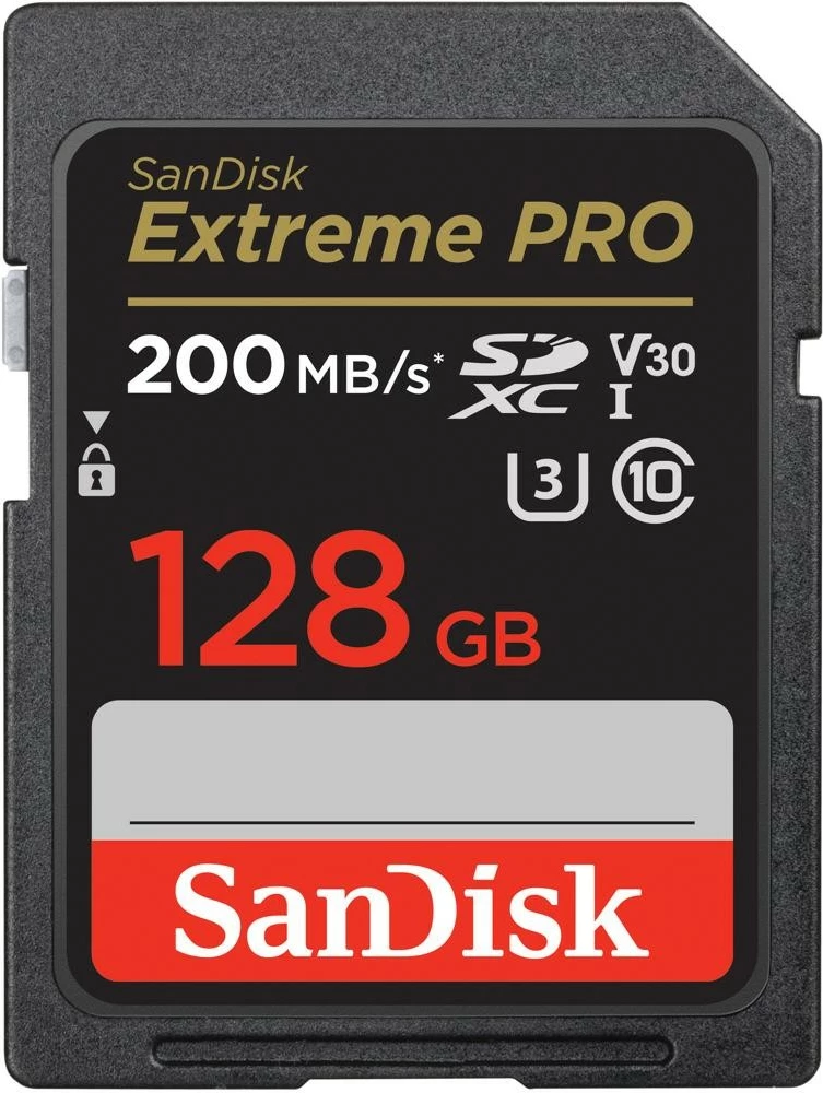 Kartelë memorie SanDisk Extreme Pro SDXC 128GB, 200/90 MB/s