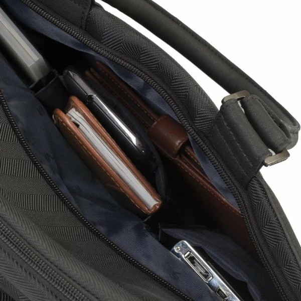 çantë biznesi për laptop RIVACASE 8135, deri 15.6", xhep për tablet 10.1", me rrip shpatulle, e zezë
