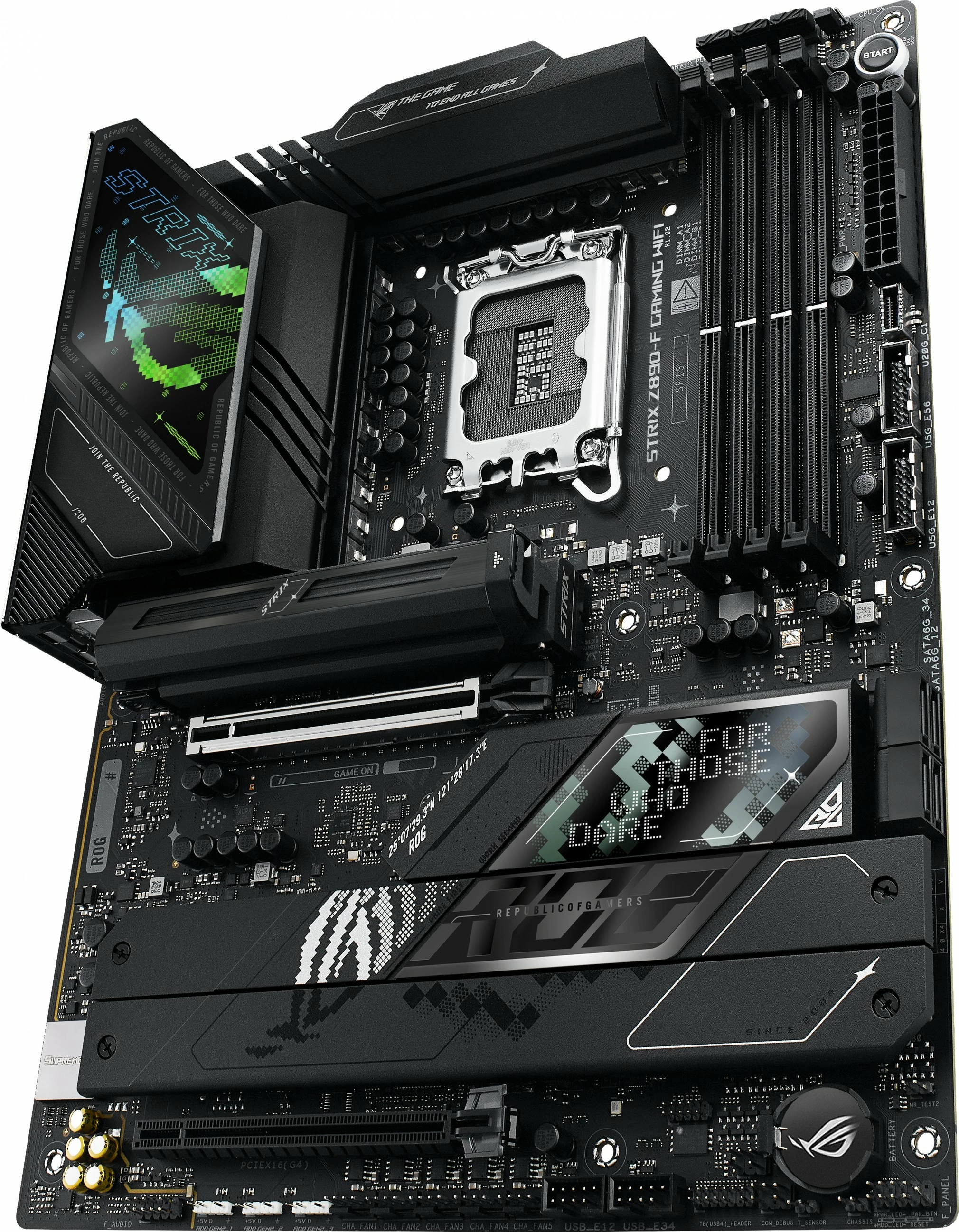 Pllakë amë ASUS ROG STRIX Z890-F GAMING WIFI, Intel, LGA 1851, DDR5, 192 GB