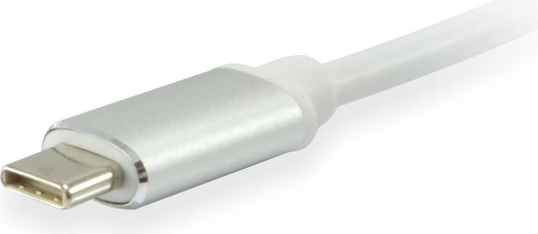 Adapter USB Type C në DVI-I Dual Link Equip, 4096x2160, e bardhë