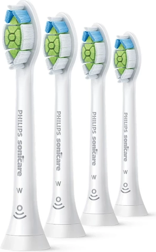 Koka zëvendësuese për furçë dhëmbësh Philips Optimal White HX6064/87, 4 copë, Bardhë
