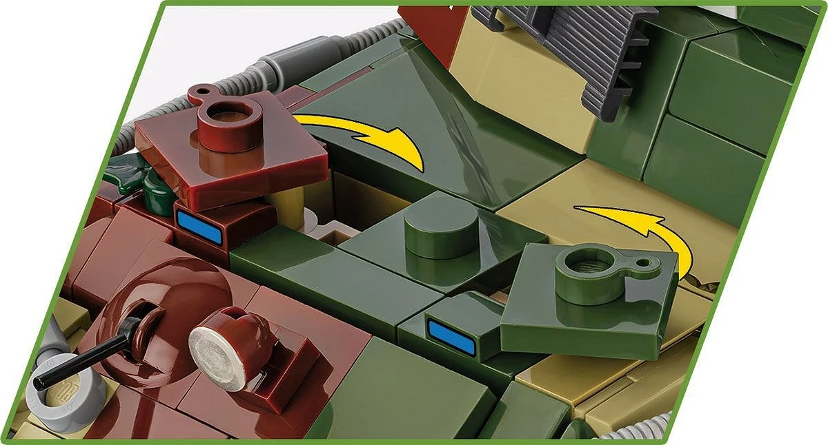 Set lodrash Cobi Klocki Panzer VI Ausf. B King Tiger, 802 pjesë, plastikë, me figurë