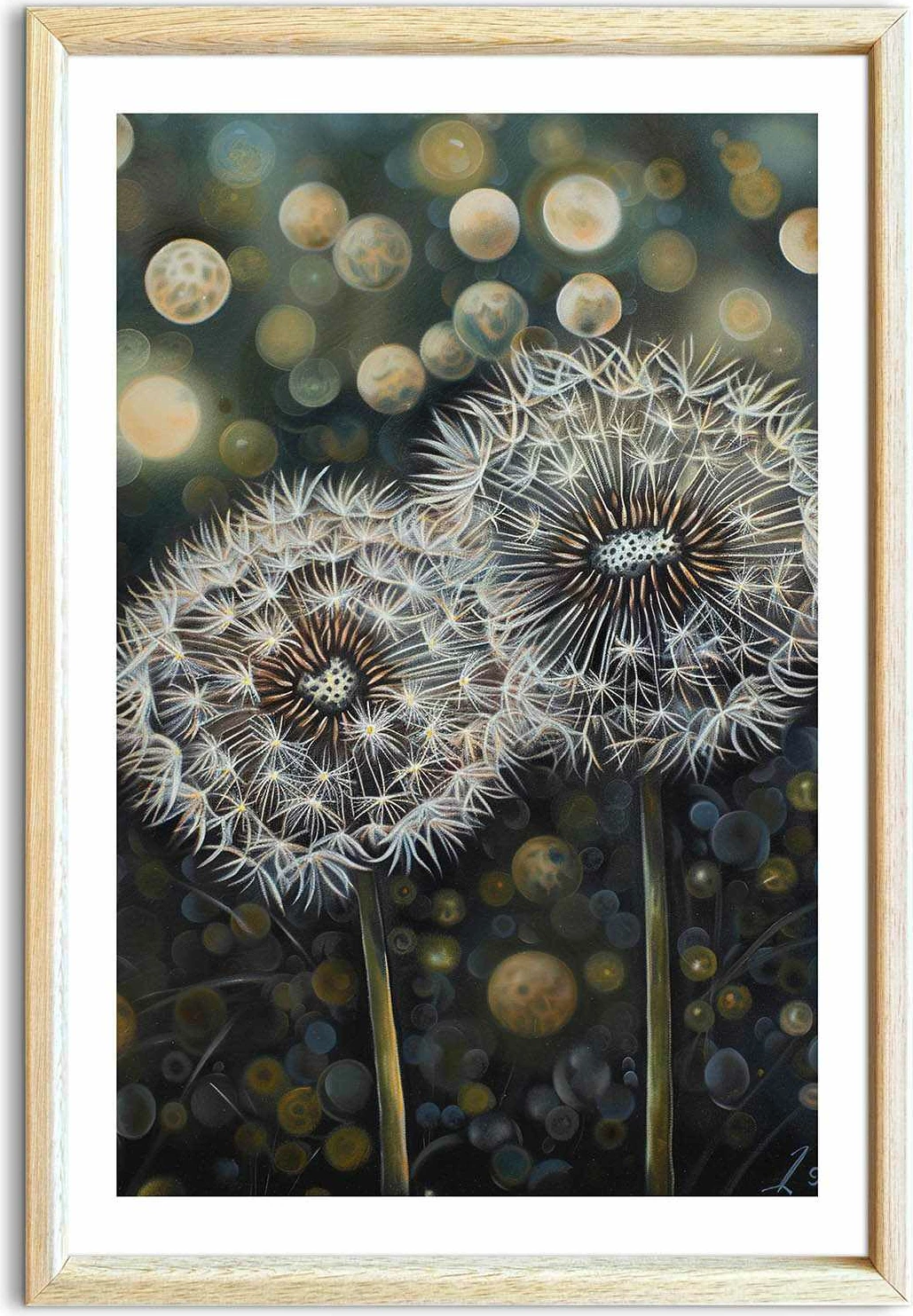 Pikturë dekorative me kornizë, MDF, Wallity, Ahswabisabi-021, shumëngjyrëshe, 42x62cm