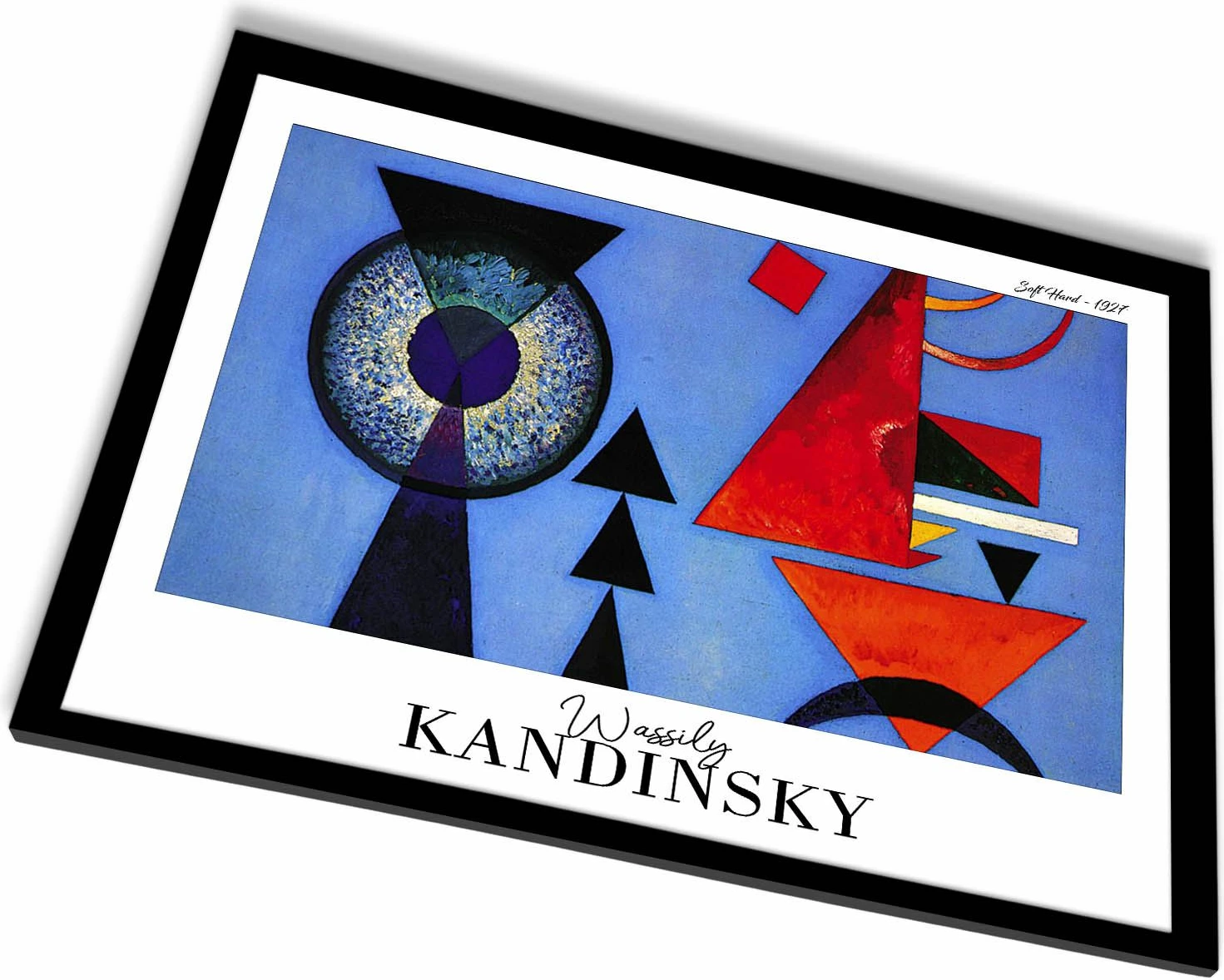 Pikturë dekorative me kornizë Wallity, shumëngjyrëshe, 42x62cm, 4262SYHKANDINSKY-029