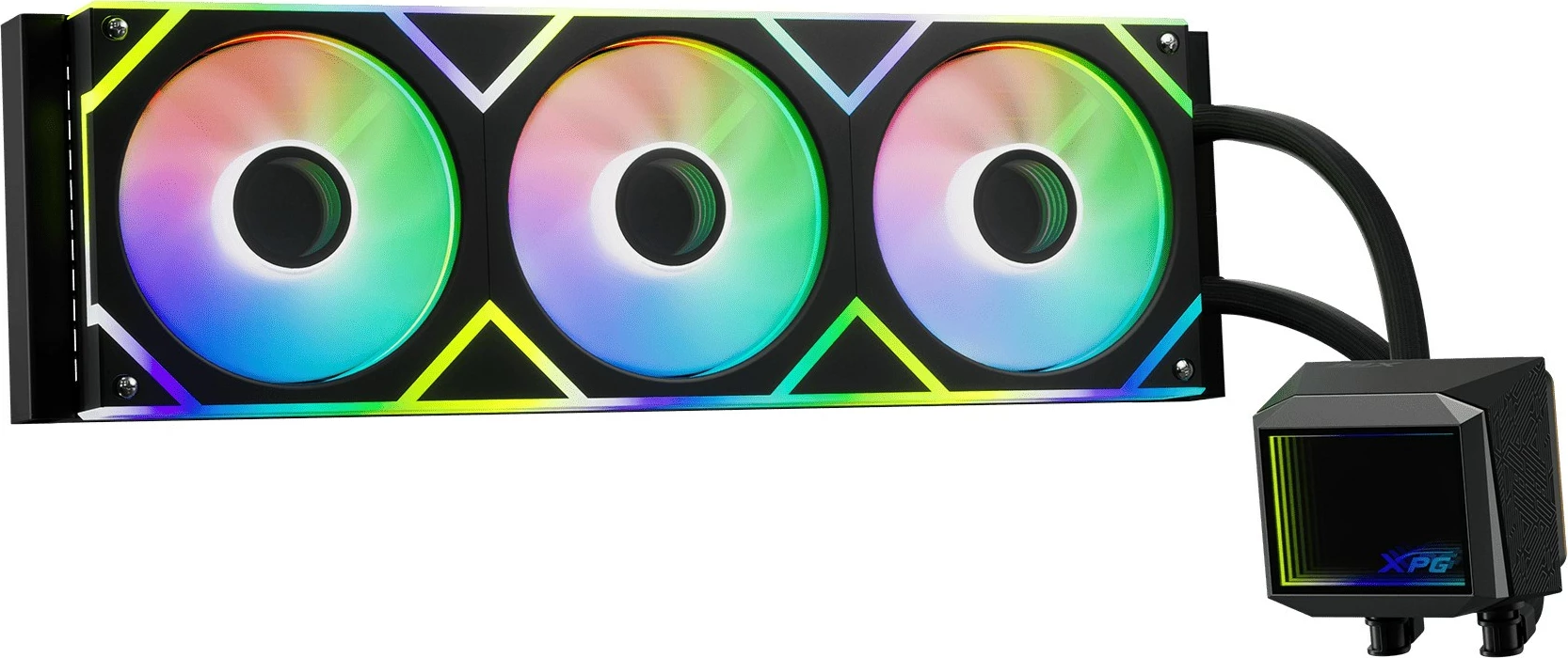 Ftohës me ujë all-in-one XPG LEVANTE II 360, 3 ventilatorë 12 cm, i zi