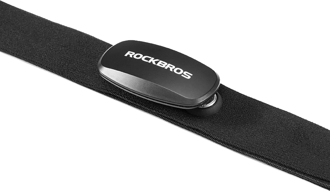 Rrip monitorues pulsi Rockbros HRM812 Bluetooth 4.0 ANT+ IP67, set sensor + rrip gjoksi, i zi