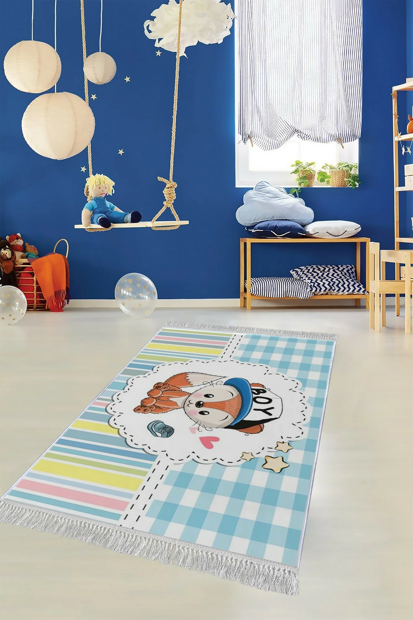 Qilim shumëngjyrësh për fëmijë, Conceptum Hypnose, ELS504, 180x280cm