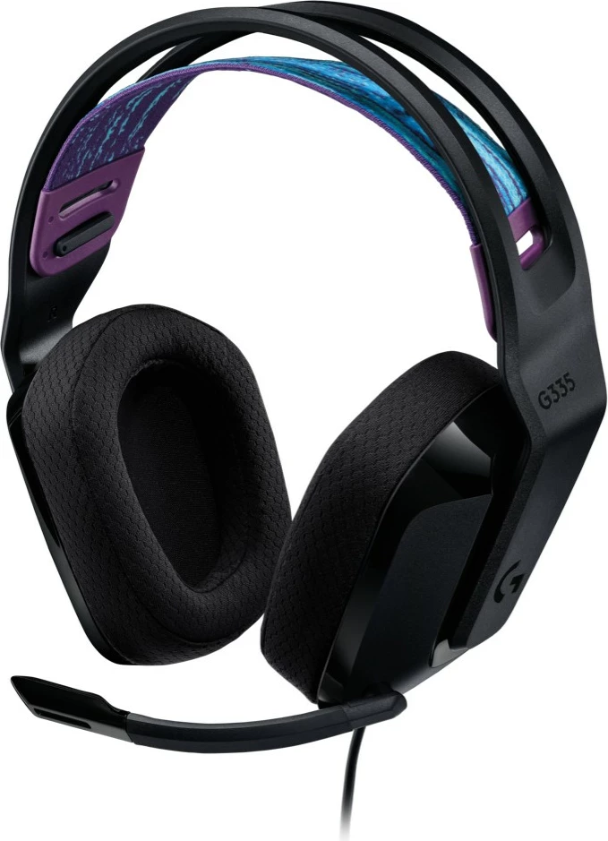 Kufje gaming Logitech G335, me kabllo, ngjyrë e zezë