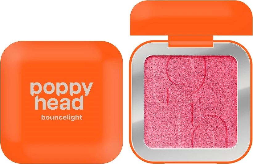 Blush + Highlighter për femra Poppy Head Bouncelight Creamy Coral 03 Cheekup, 3.1g