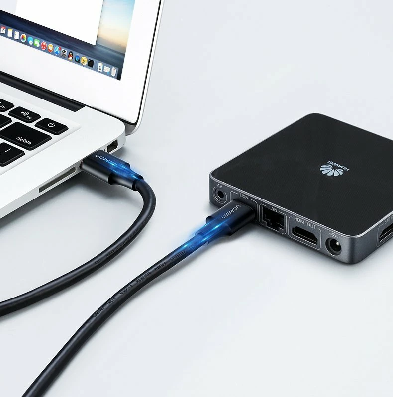 Kabllo USB 2.0 Ugreen US128 10308, 0.5m, e zezë