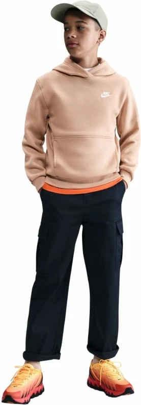 Duks për fëmijë Nike Sportswear Club Fleece FD3000 200, bezhë