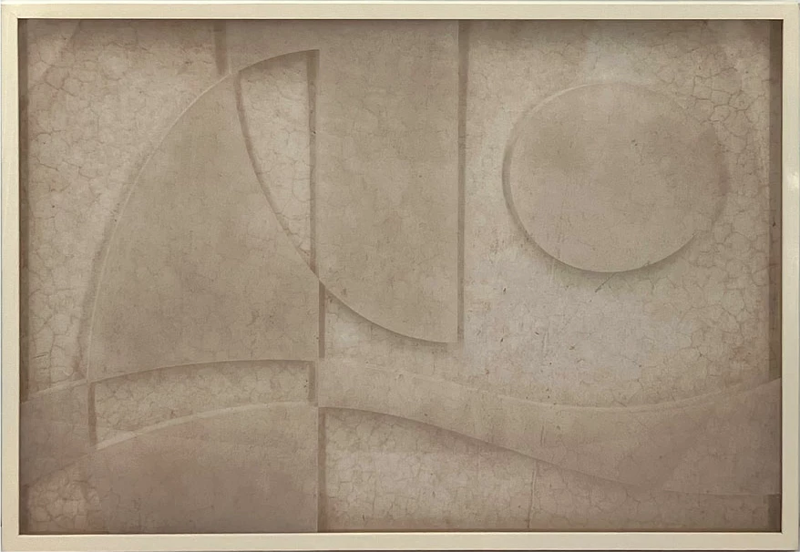 Pikturë dekorative Airy Shadows, dru, bezhë, 70x50x3cm