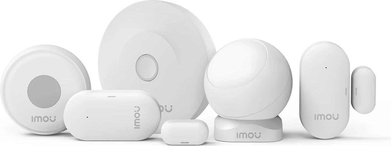 Set alarmi smart Imou Smart Alarm Security Kit, ZigBee/Wi-Fi, i bardhë