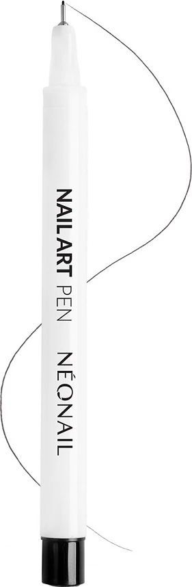 Pen për dekorime thonjsh NeoNail 0.1mm për femra, e zezë, 1 copë