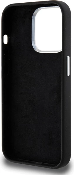 Mbështjellës BMW Signature Liquid Silicone MagSafe për iPhone 15 Pro, i zi