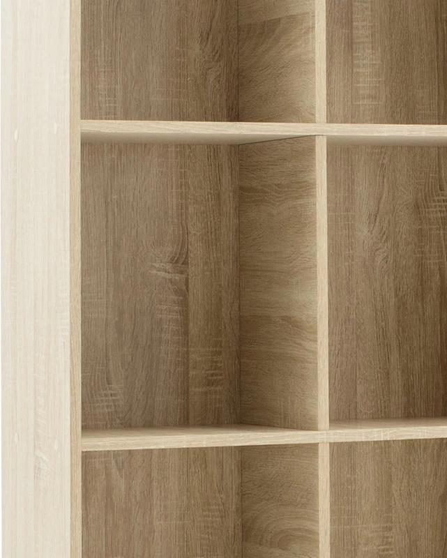 Raft librash FIRENZE, ngjyrë sonoma, 107x28,6x178cm