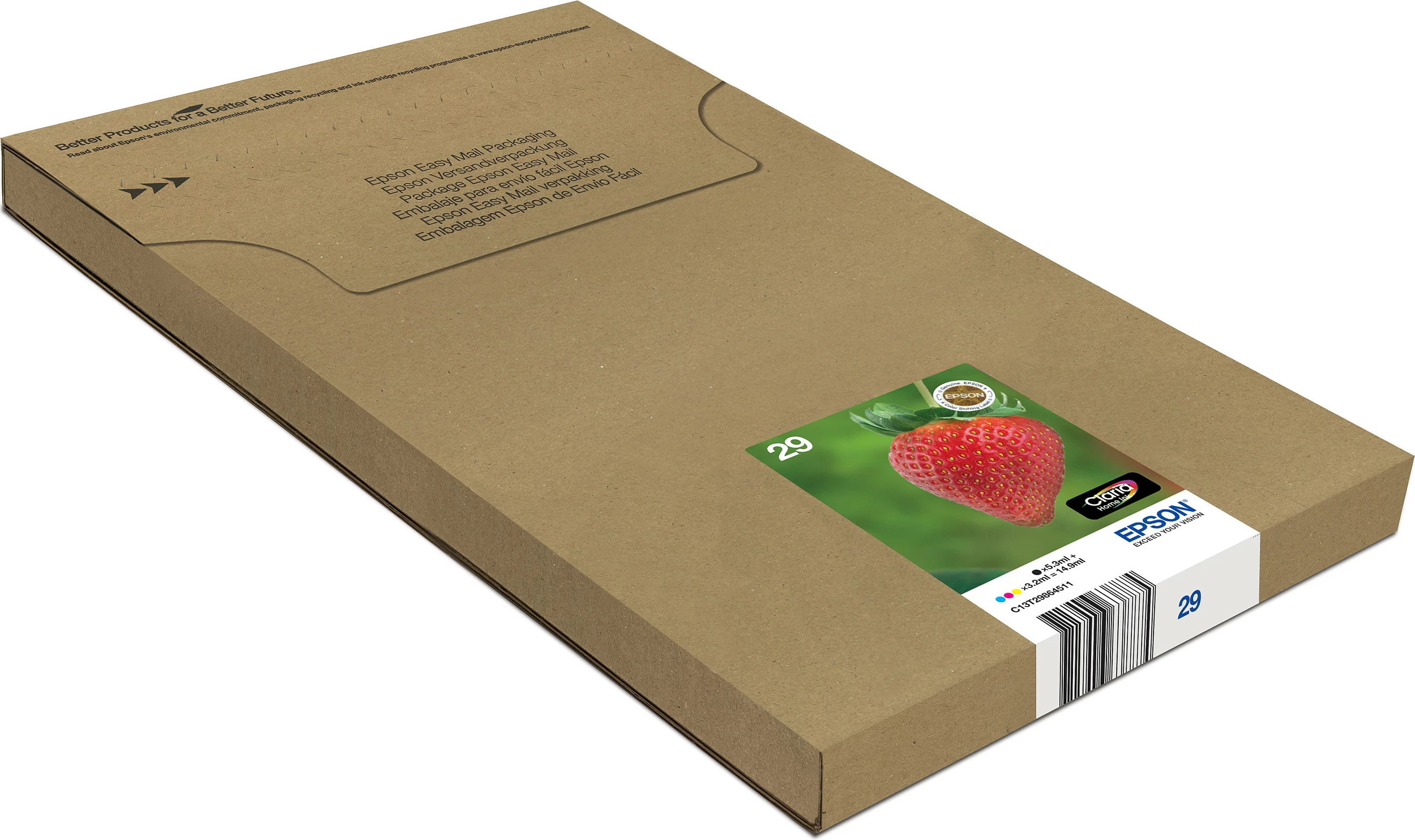 Kartusha boje Epson 29 Strawberry Claria Home Ink, multipack 4 (C13T29864511)