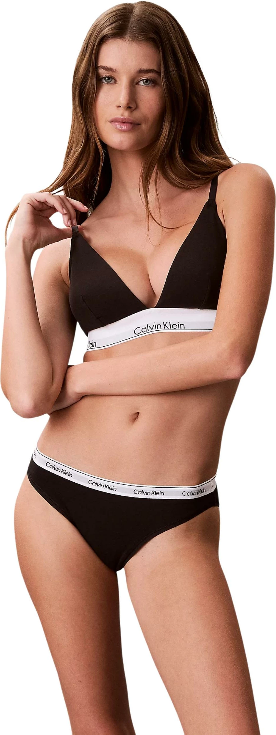 Set të brendshme bikini 5 copë për femra Calvin Klein Underwear 000QD5208E, të zeza [Madhësia: XL]