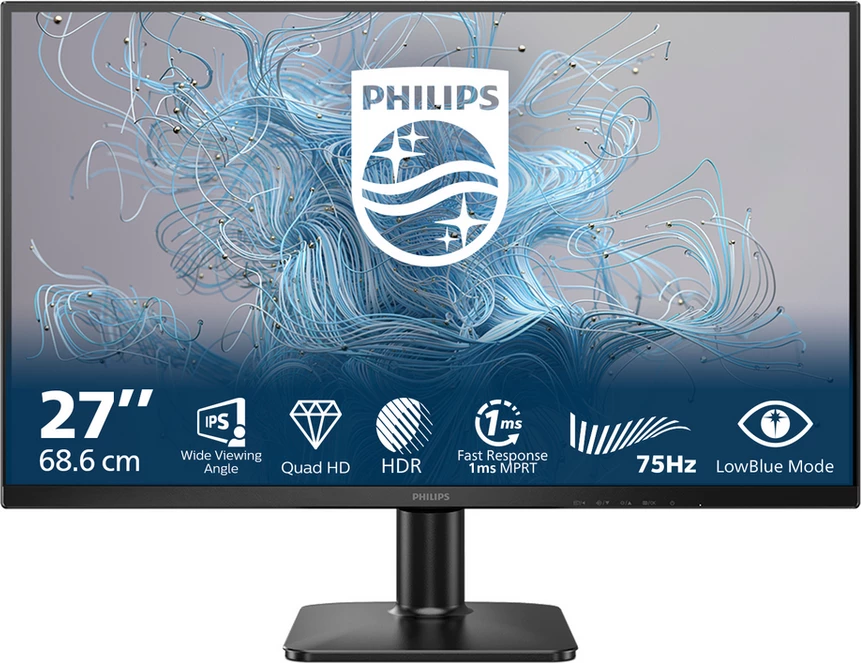 Monitor Philips 27E2N1500L/00 27" IPS QHD 75Hz 1ms HDR, i zi