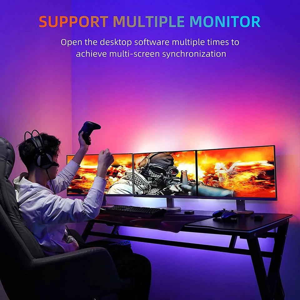 Drita LED Tech Time Smart Monitor Backlight- Dedicated to computer (1M)