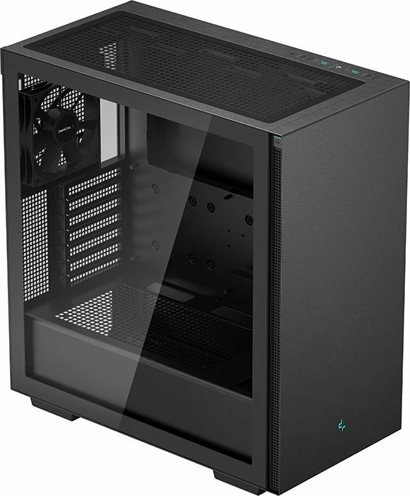 Kasë Deepcool CH510 (R-CH510-BKNNE1-G-1) Midi Tower ATX/e-ATX, xham i kalitun, 2x USB 3.0, e zezë