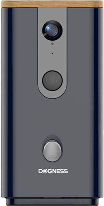 Shpërndarës snacks i mençur Dogness T03 me kamerë, i zi