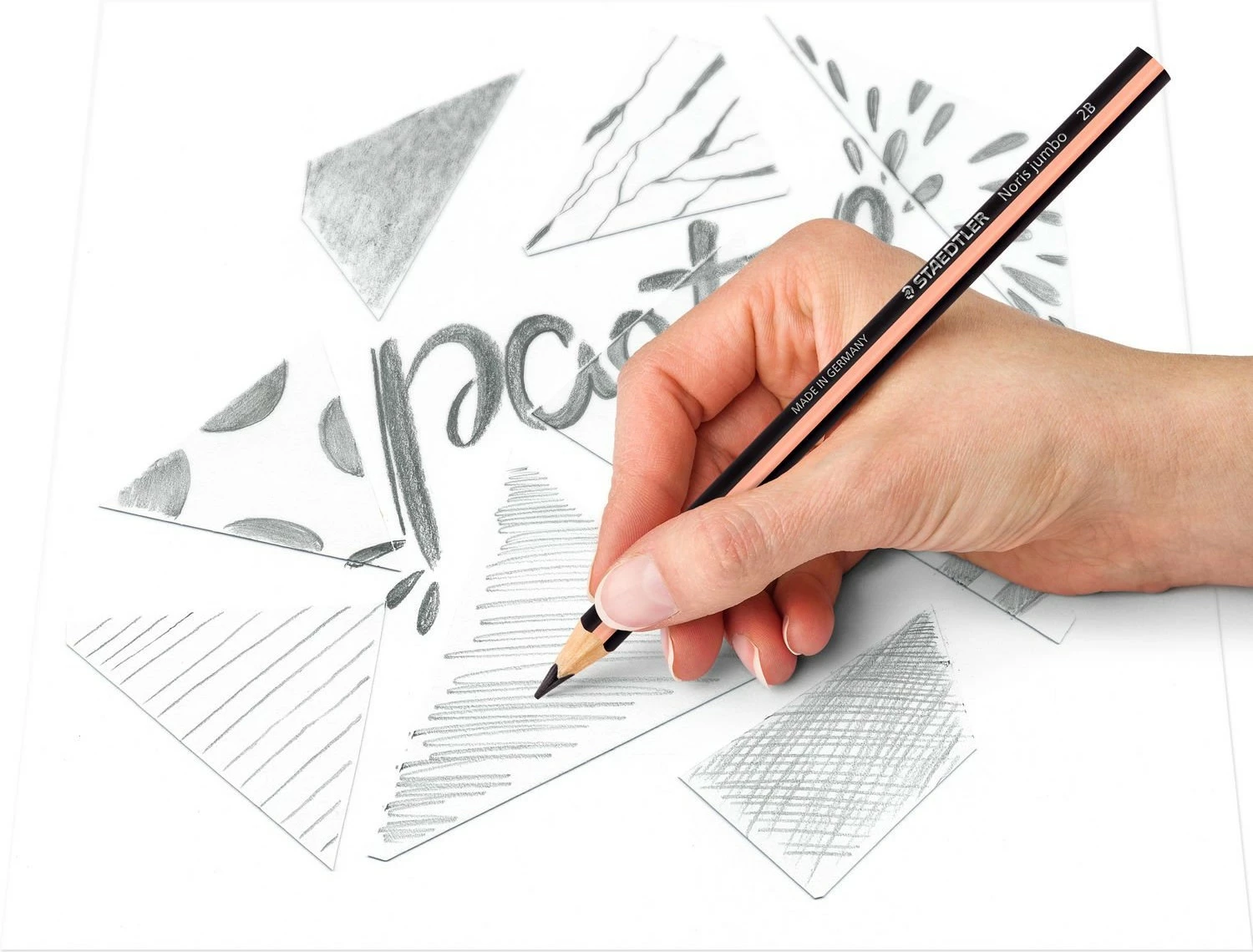 Set lapsa STAEDTLER 119, 2B, trekëndësh, multikolor, 2 copë