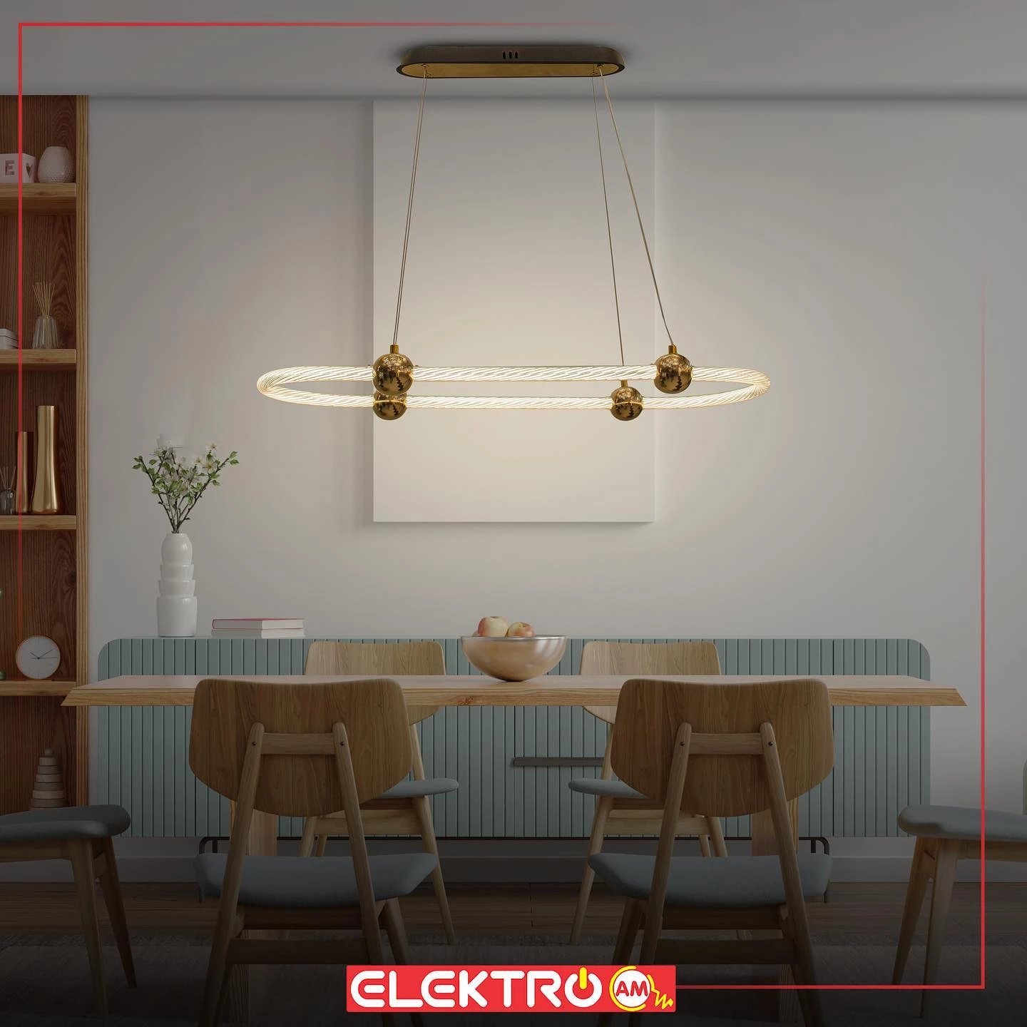 Abazhur LED trapezarie W25