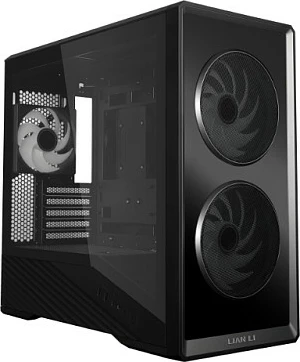 Kasë Lian Li Vector V150 INF, Mini/Midi-Tower, panel xhami, e zezë
