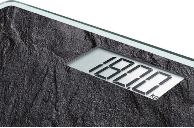 Peshore dixhitale personale, Soehnle Style Sense Compact 300 Slate (63881), kapacitet 180 kg, ekran LCD, xhami sigurie, e zezë