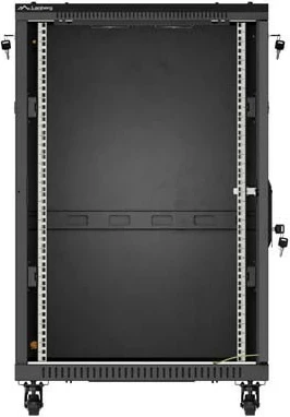 Kabinet RACK LANBERG Szafy RACK 19" 18U 600x800mm, derë xhami, i zi