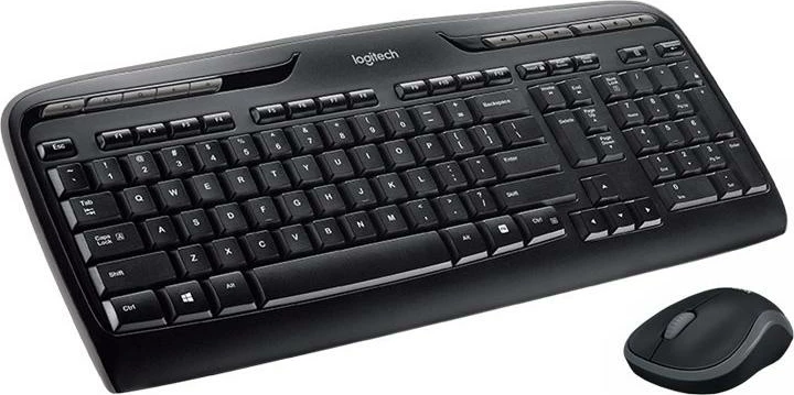 Set tastierë dhe maus wireless Logitech MK330 (920-008533), layout gjerman (DE), multimedia keys, e zezë
