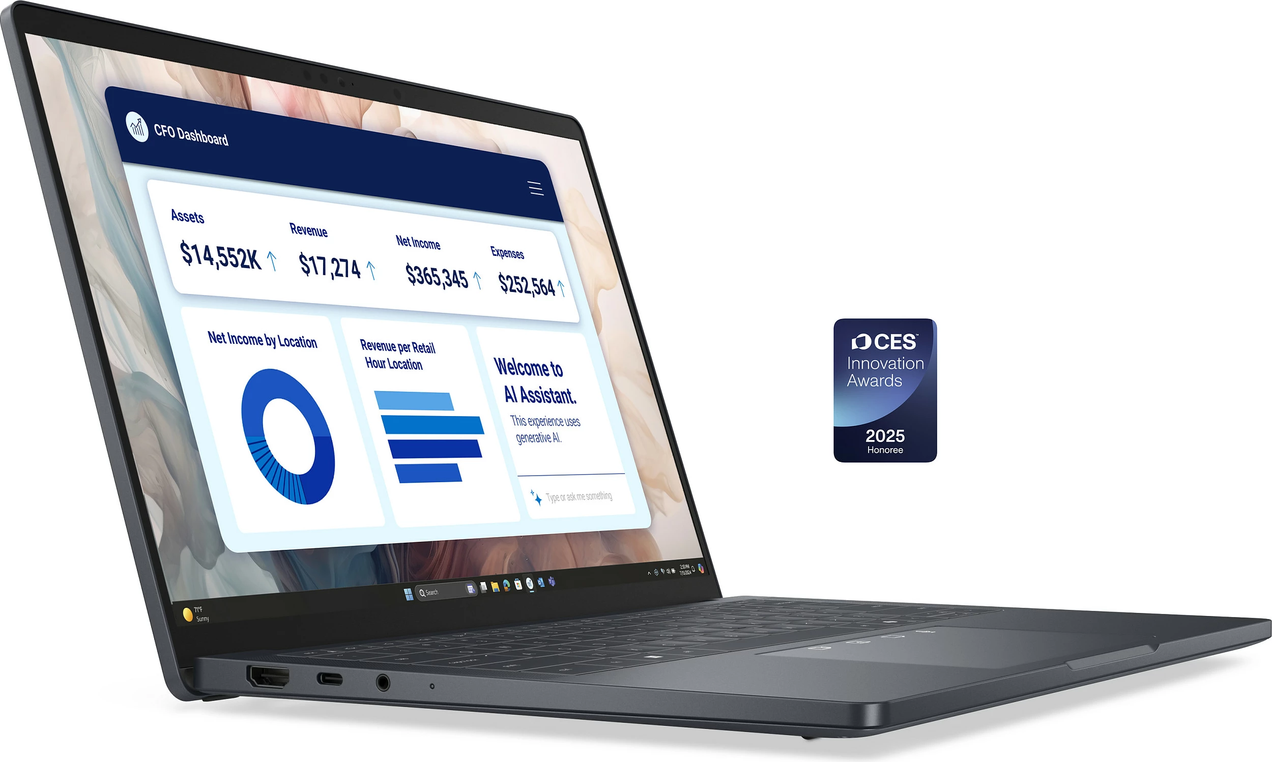 Laptop Dell Pro 14 Premium PA14250, Core Ultra 5 236V, 16GB RAM, 512GB SSD, 14" 1920x1200, Windows 11 Pro, gri