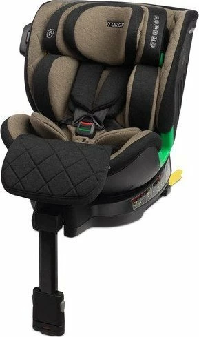 Ndenjëse për veturë Caretero Turox i-Size 40-150 cm, ISOFIX, 360° rrotulluese, Khaki (gjelbër)