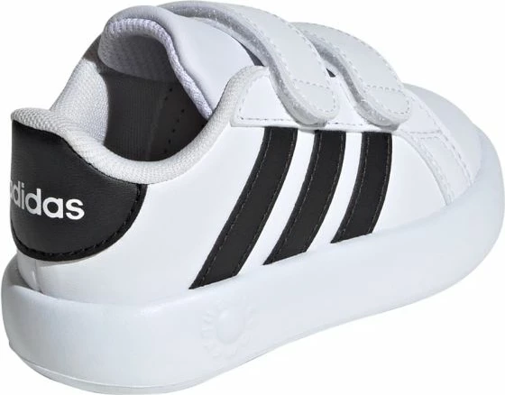 Këpucë për fëmijë adidas, të bardha dhe të zeza [Madhësia: 24]