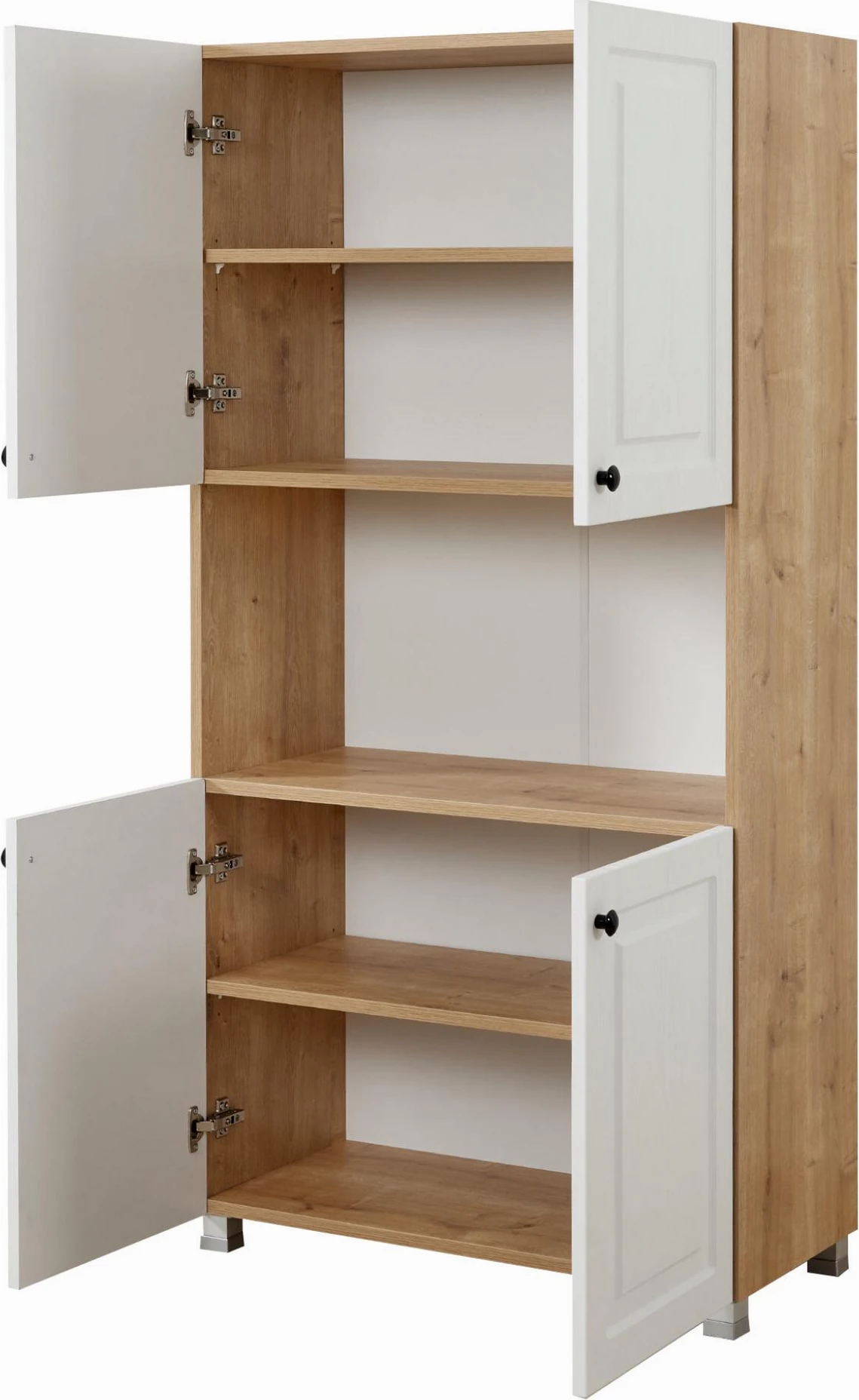 Dollap multifunksional Skye Decor, Tuvalle 019, ngjyrë lis safir dhe arre