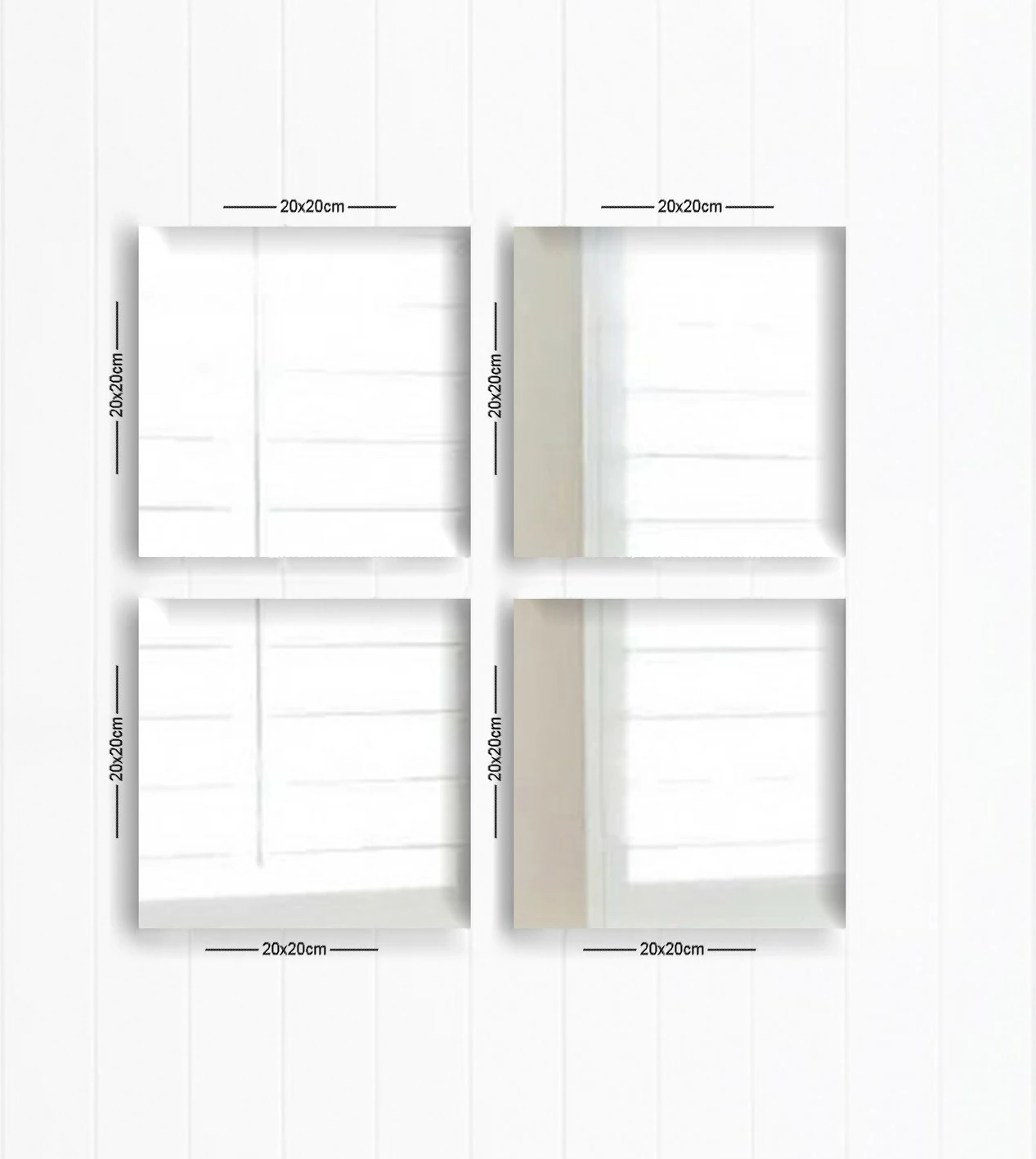 Set pasqyrash (4 copë), Wallity, SETAYNA_019