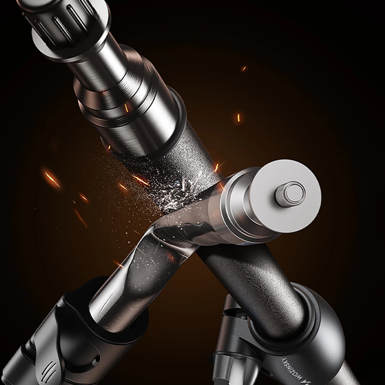 Tripod Wozinsky WRLD-00Y1S, çelik karboni, 1.7m, i zi mat