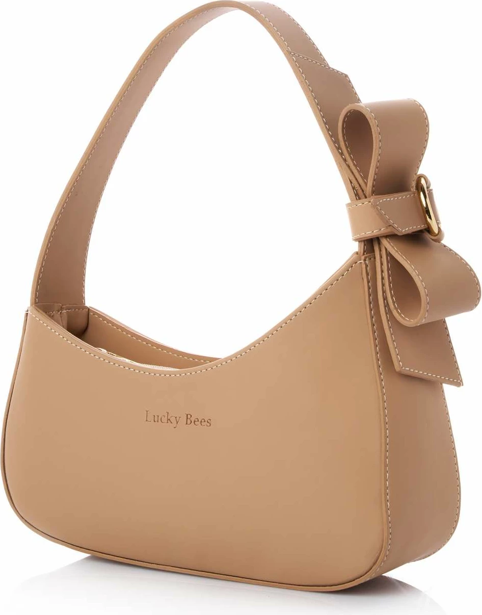 Çantë shpatulle Lucky Bees, Monroe, ngjyrë camel