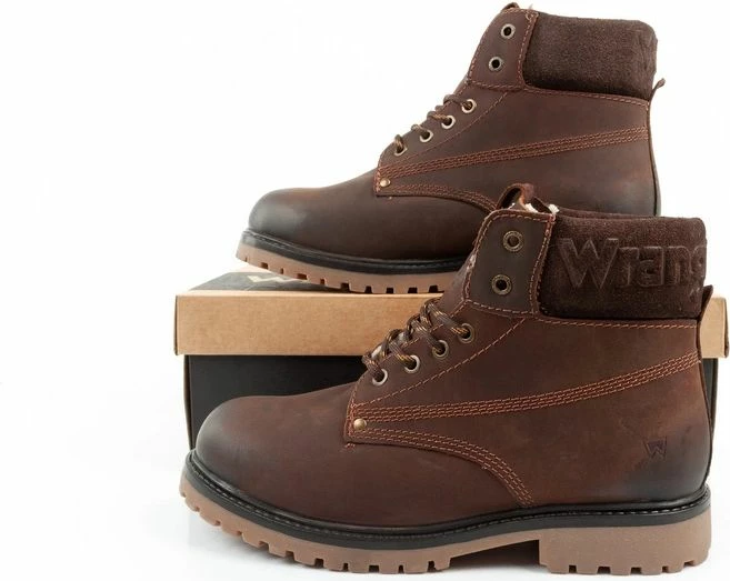 Çizme për meshkuj Wrangler, kafe të errët