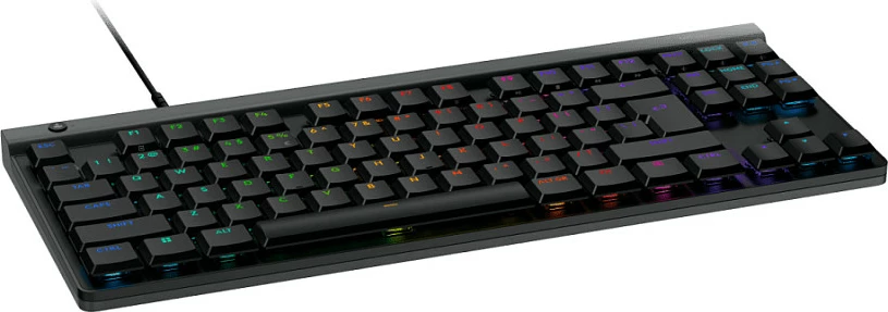 Tastierë gaming Logitech G515 TKL, mekanike low-profile, RGB, USB-C, e zezë 3