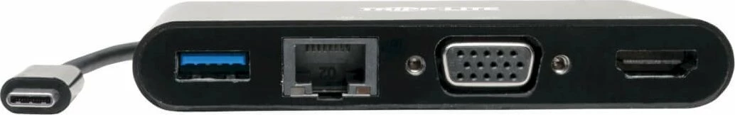 Adapter USB-C Tripp Lite U444-06N-HV4GUB, HDMI 4K, VGA, LAN Gigabit, USB 3.0, zi