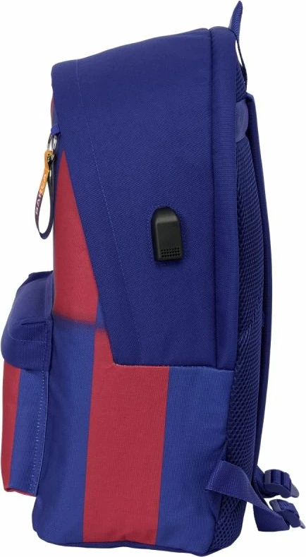 Çantë shpine FC Barcelona Double Backpack 15.6" Laptop + USB, shumëngjyrëshe [Ngjyra: Shumëngjyrësh]