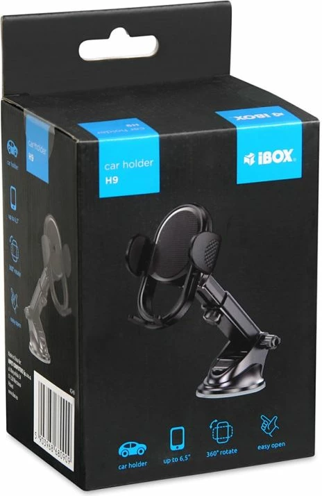 Mbajtës telefoni për veturë iBox, i zi